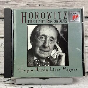 CD "Horowitz - The Last Recording", Chopin Haydn Liszt‎ Wagner [CD 1990]
